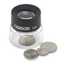Carson LH-30 LumiLoupe™ 10x Odaklı Çift Lensli Stand Büyüteç - 4