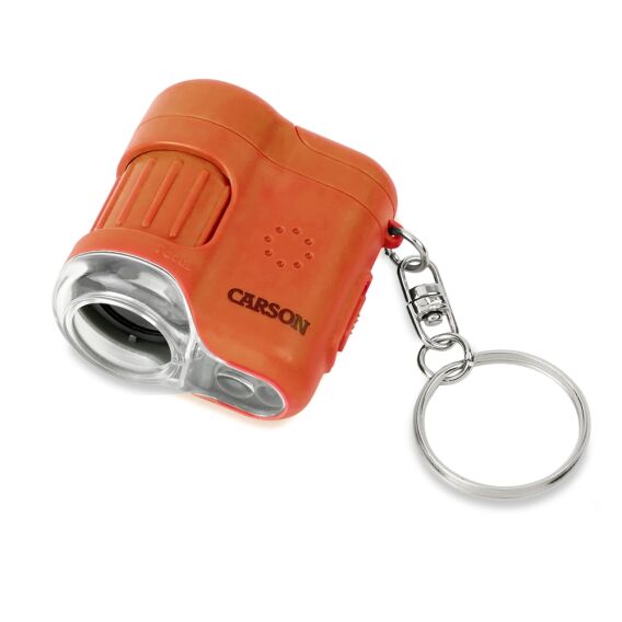 Carson MM-280O MicroMini™ Cep Mikroskobu Anahtarlık, Turuncu - 2