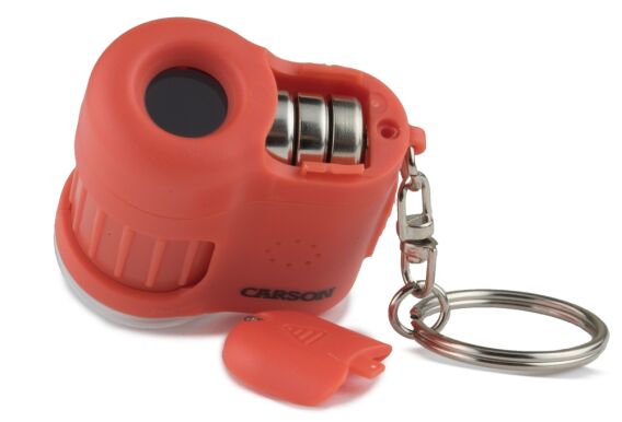 Carson MM-280O MicroMini™ Cep Mikroskobu Anahtarlık, Turuncu - 9