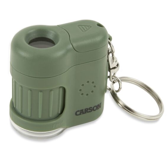 Carson MM-280G MicroMini™ Cep Mikroskobu Anahtarlık, Yeşil - 1
