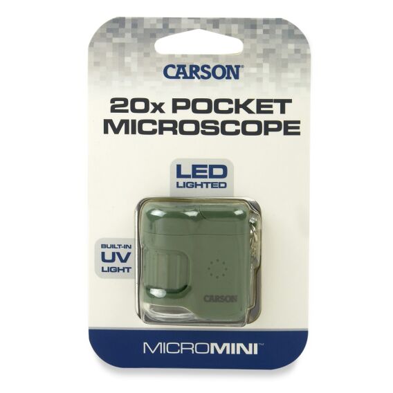 Carson MM-280G MicroMini™ Cep Mikroskobu Anahtarlık, Yeşil - 8