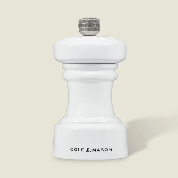 Cole & Mason Hoxton Parlak Beyaz Biber Değirmeni 104mm - 1