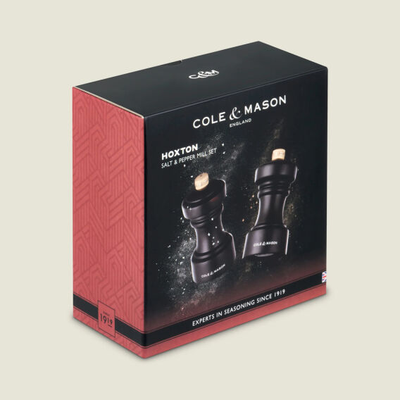 Cole & Mason Hoxton Çikolata Renkli Tuz ve Biber Değirmenleri 104mm - 7