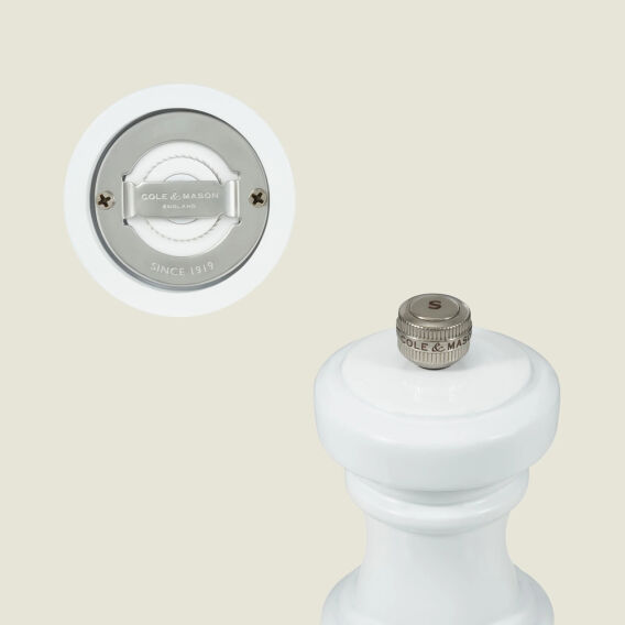 Cole & Mason Hoxton Parlak Beyaz Tuz Değirmeni 104mm - 4