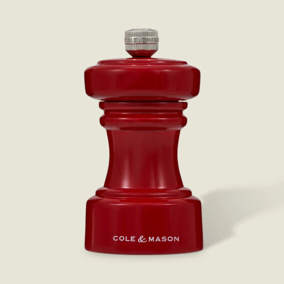 Cole & Mason Hoxton Parlak Kırmızı Tuz Değirmeni 104mm - 1