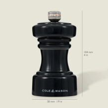 Cole & Mason Hoxton Parlak Siyah Tuz Değirmeni 104mm - 3