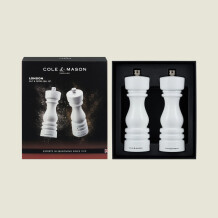Cole & Mason London Parlak Beyaz Tuz ve Biber Değirmenleri 180mm - 7