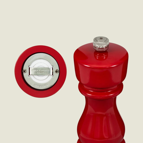 Cole & Mason London Parlak Kırmızı Tuz ve Biber Değirmenleri 180mm - 5