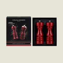 Cole & Mason London Parlak Kırmızı Tuz ve Biber Değirmenleri 180mm - 7