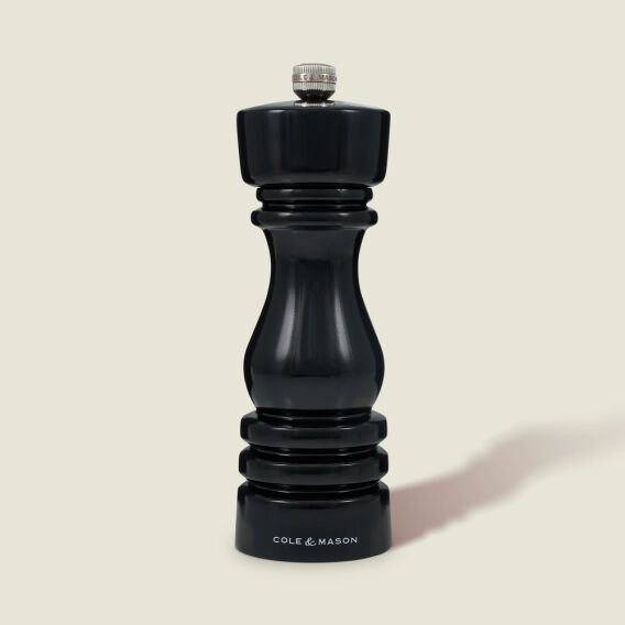 Cole & Mason London Parlak Siyah Tuz ve Biber Değirmenleri 180mm - 2