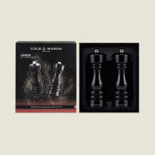 Cole & Mason London Parlak Siyah Tuz ve Biber Değirmenleri 180mm - 8