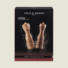 Cole & Mason Londra Doğal Kayın Tuz ve Karabiber Değirmenleri 220mm - 8