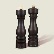 Cole & Mason London Çikolata Renkli Ahşap Tuz ve Biber Değirmenleri 220mm - 1