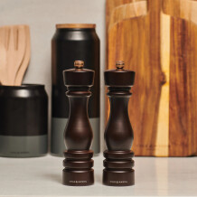 Cole & Mason London Çikolata Renkli Ahşap Tuz ve Biber Değirmenleri 220mm - 3
