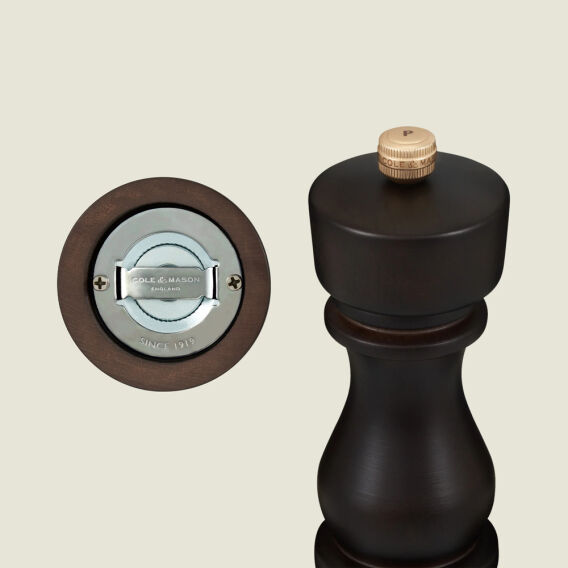 Cole & Mason London Çikolata Renkli Ahşap Tuz ve Biber Değirmenleri 220mm - 5