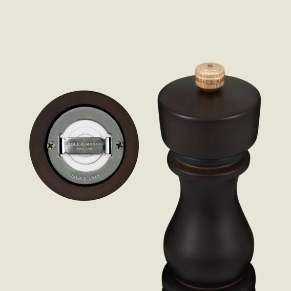 Cole & Mason London Çikolata Renkli Ahşap Tuz ve Biber Değirmenleri 220mm - 6