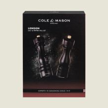 Cole & Mason London Çikolata Renkli Ahşap Tuz ve Biber Değirmenleri 220mm - 7