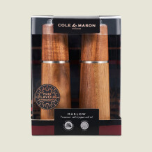 Cole & Mason Marlow Doğal Akasya Tuz ve Karabiber Değirmenleri 185mm - 5