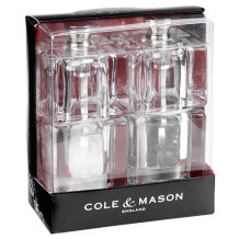 Cole & Mason H305418 Mini Cube 90mm Tuz ve Karabiber Değirmen Seti - 1