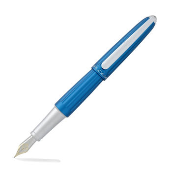 ​​​​​​Diplomat D40306015 Aero Mavi Dolma Kalem, Medium 14K Altın Uç - 1