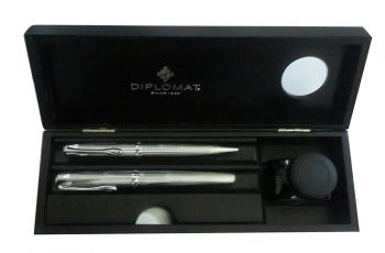 ​Diplomat D20000353-5 Guilloche Kalem Seti - 1