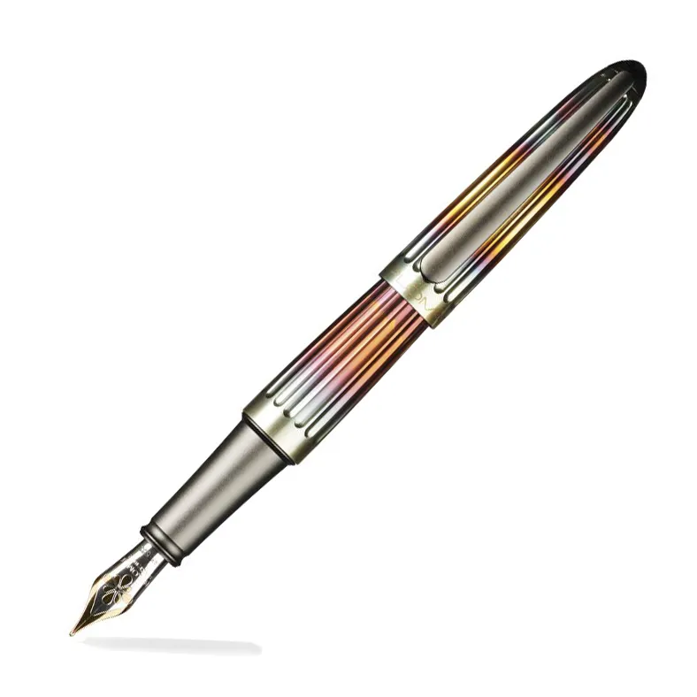 ​​​​​​​​​​​Diplomat D40309015 Aero Flame Dolma Kalem, Medium 14K Altın Uç - 1