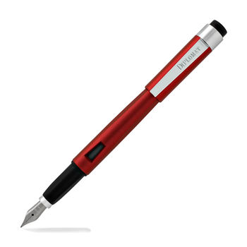 ​​​Diplomat D40905025 Magnum Soft Touch Kırmızı Dolma Kalem, Medium Uç - 1