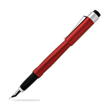 ​​Diplomat D40905028 Magnum Soft Touch Kırmızı Dolma Kalem, Bold Uç - 3