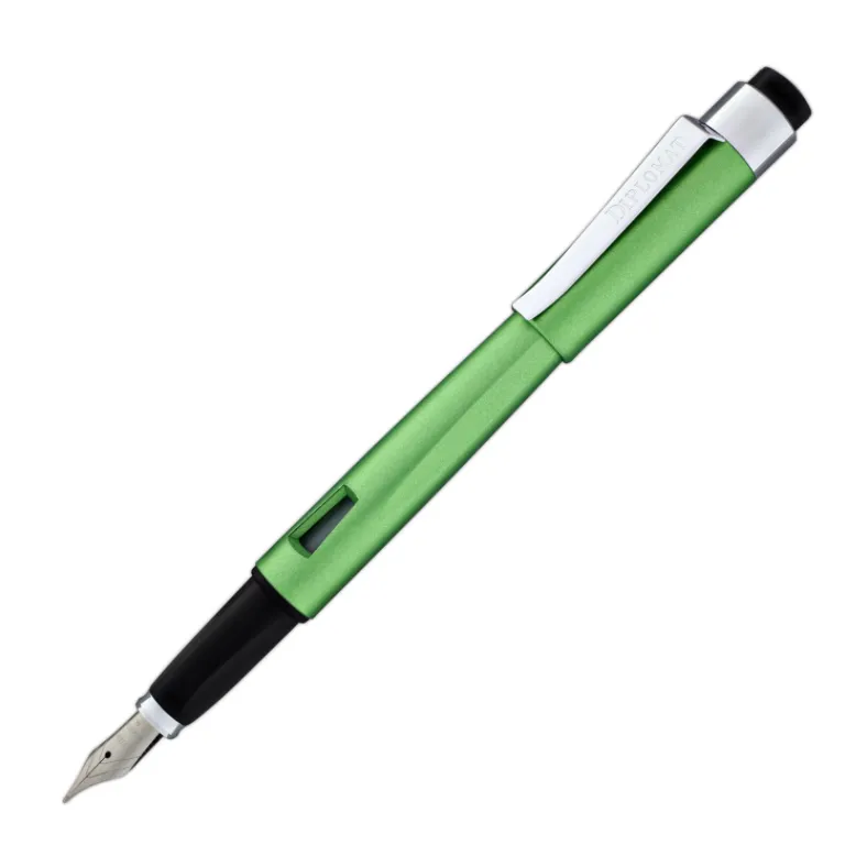 ​​​​Diplomat D40908028 Magnum Soft Touch Yeşil Dolma Kalem, Bold Uç - 2