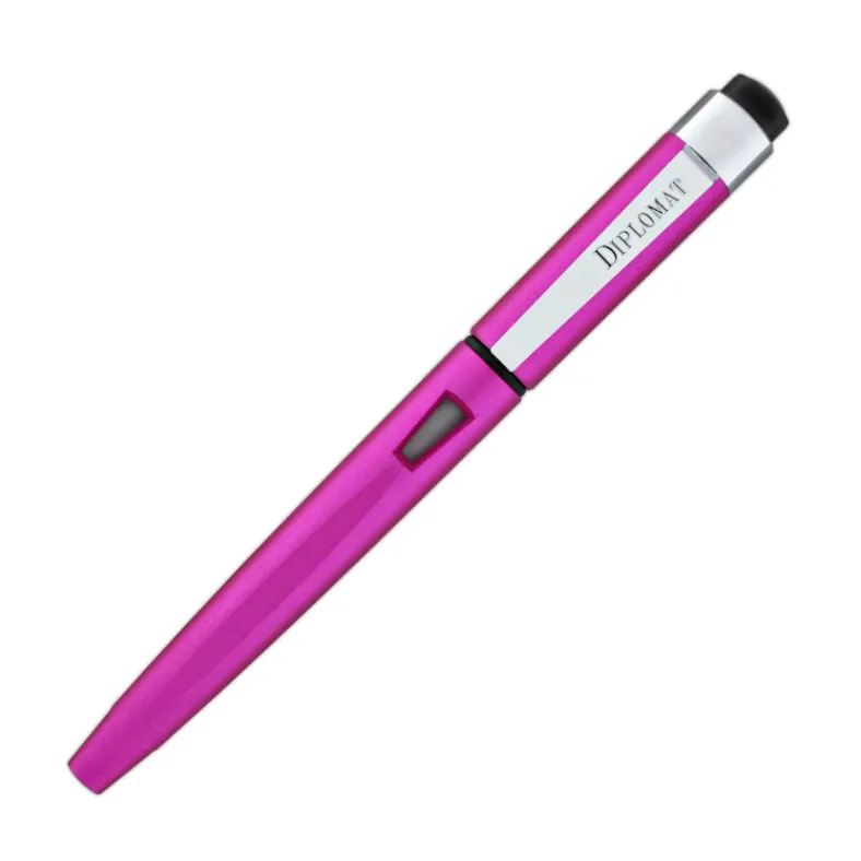 ​​​Diplomat D40909028 Magnum Soft Touch Fuşya Dolma Kalem, Bold Uç - 4