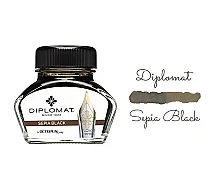 ​​​​​​Diplomat 41001001 30ml Sepia Siyah Mürekkep - 6