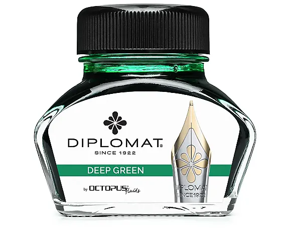 Diplomat 41001013 30ml Koyu Yeşil Mürekkep - 5