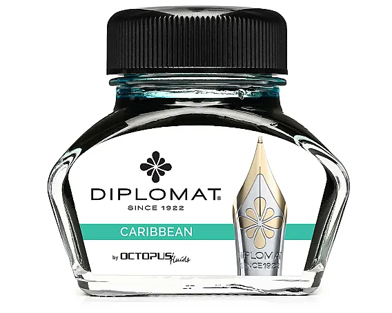 ​​​​​​​Diplomat 41001029 30ml Turkuaz Mürekkep - 5