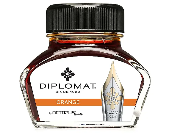 ​​​​Diplomat 41001059 30ml Turuncu Mürekkep - 5