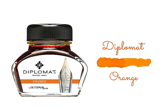 ​​​​Diplomat 41001059 30ml Turuncu Mürekkep - 6
