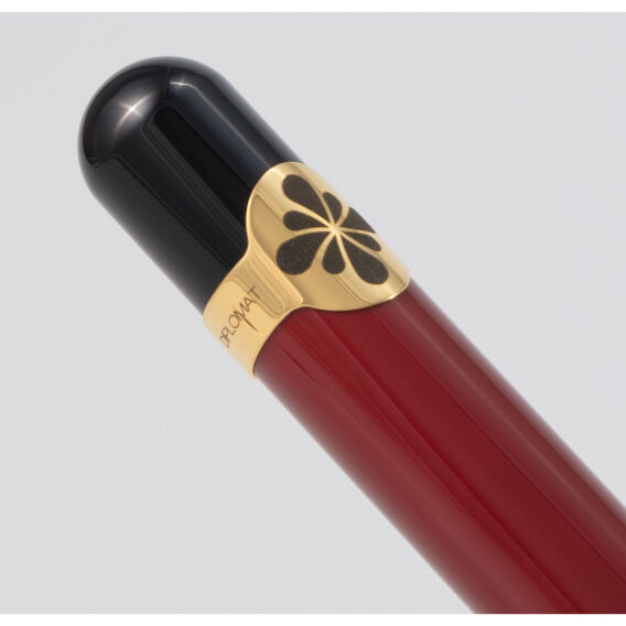 Diplomat XO Laquered Bordo Dolma Kalem, F Uç - Diplomat