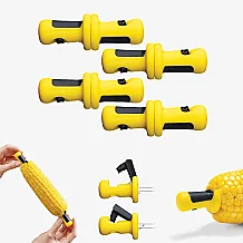 Dreamfarm Lockorns 4lü Mısır Tutucu, Sarı - 1