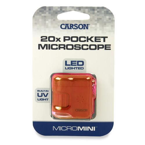 Carson Micromini 20x Turuncu Mikroskop - 11