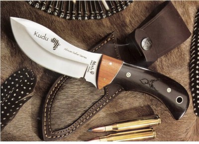 Muela KUDU 2015 Limitli Üretim Granadillo Ağacı Saplı Bıçak - 4
