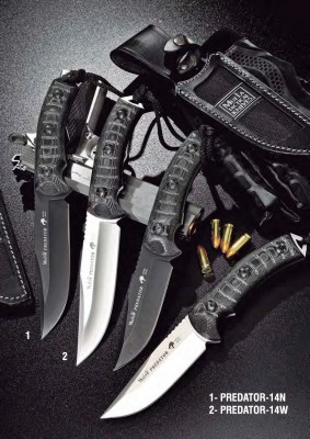 Muela PREDATOR-14W Predator Serisi Siyah Micarta Bıçak - 3