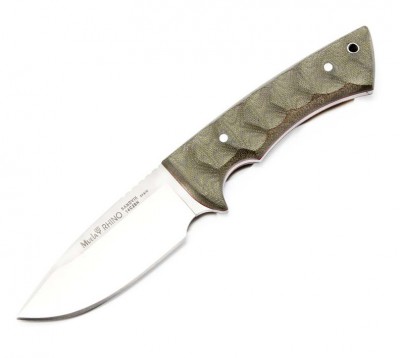 Muela RHINO-10SV.G Rhino Serisi Yeşil Micarta Saplı Bıçak - 1