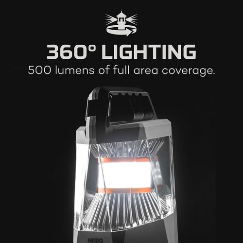 Nebo 1000 Galileo 500 Lümen Şarjlı Masa Feneri ve Powerbank - 2