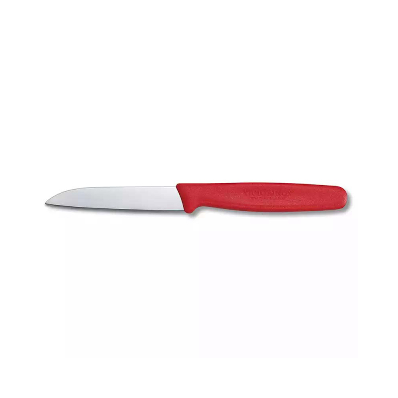 Victorinox 5.0401 8cm Kırmızı Düz Soyma Bıçağı - 1