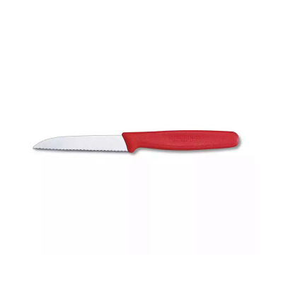 Victorinox 5.0431 8cm Kırmızı Tırtıklı Soyma Bıçağı - 1