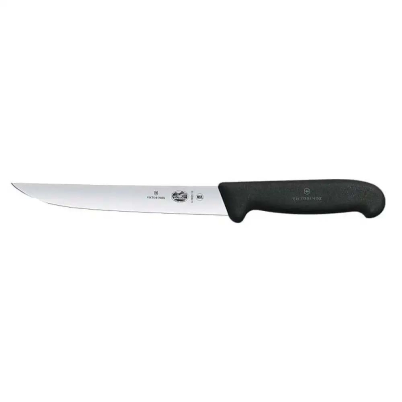 Victorinox 5.2803.18 18cm Siyah Dar Ağızlı Dilimleme Bıçağı - 1