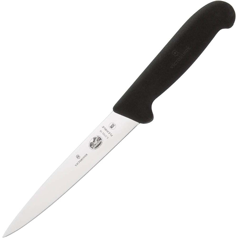 Victorinox 5.3703.16 16cm Siyah Fileto Bıçağı - 1