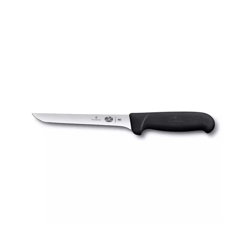 Victorinox 5.6303.15 15cm Siyah Kavisli Geniş Ağız Sıyırma Bıçağı - 1