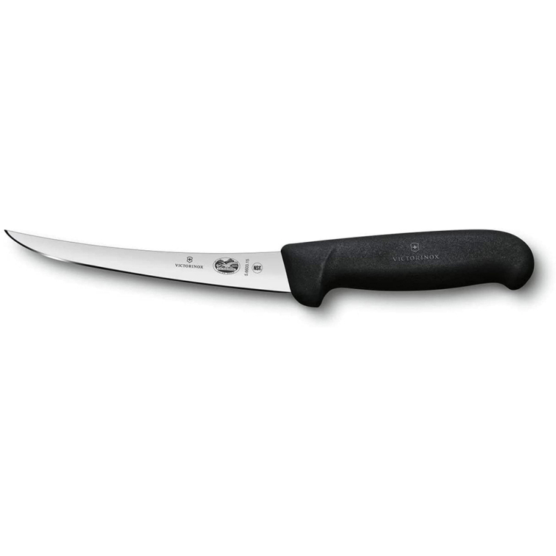 Victorinox 5.6603.15 15cm Siyah Kavisli Dar Ağız Sıyırma Bıçağı - 1