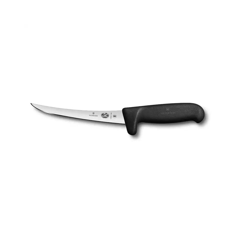 Victorinox 5.6603.15M 15cm Siyah Sıyırma Bıçağı, Parmak Korumalı - 1