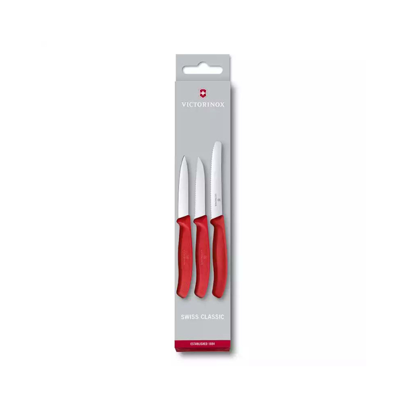 Victorinox 6.7111.3 Kırmızı Bıçak Seti, 3 Parça - 1